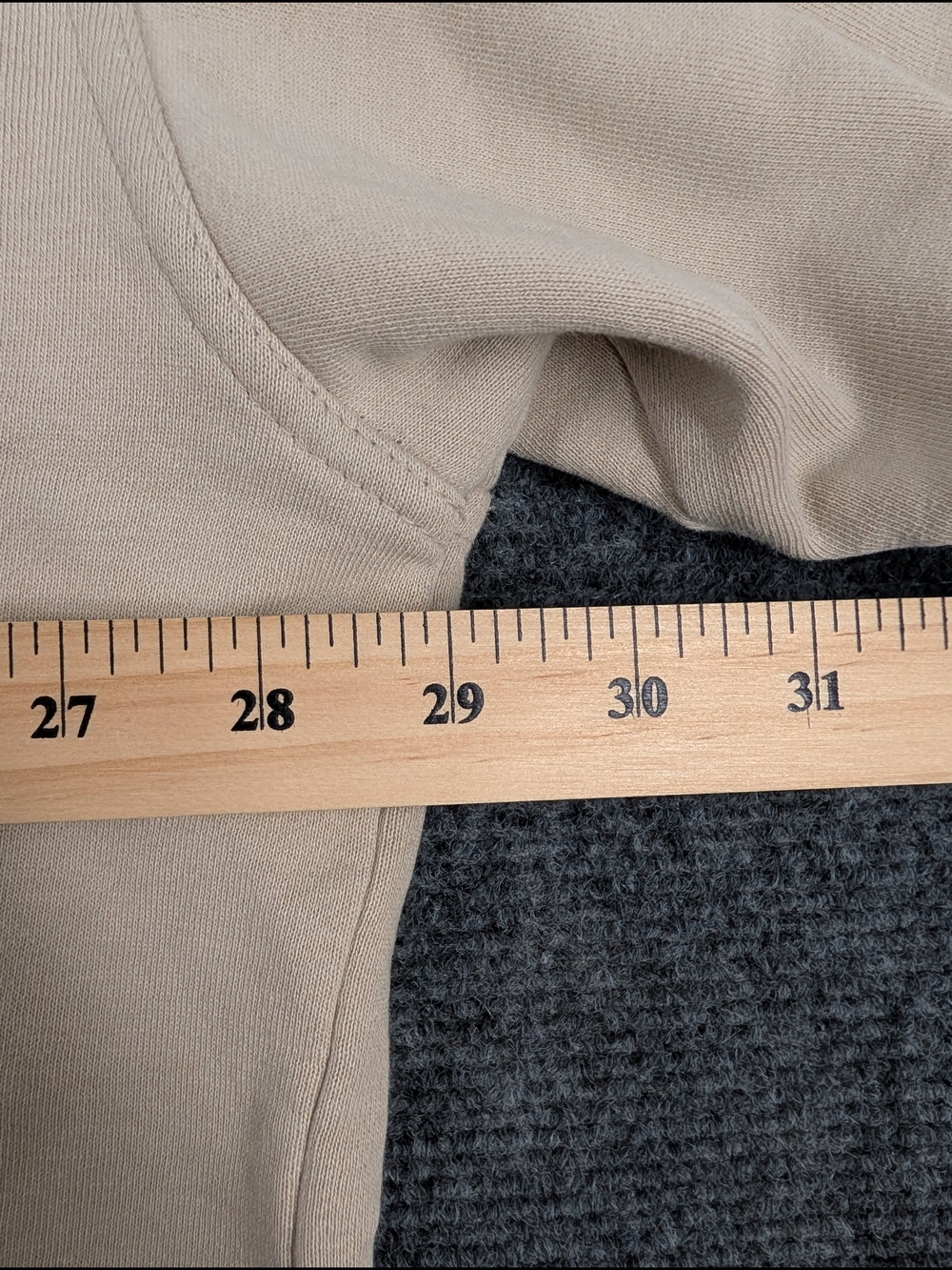 Vintage Billabong Embroidered Logo Hoodie Beige Tan Sweatshirt Men's XXL - Picture 6 of 9